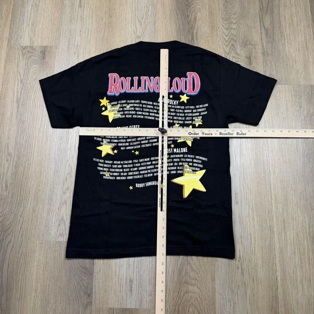 Revenge Rolling Loud Shirt Mens Medium Black 2021 Miami FL Rap Concert Tee